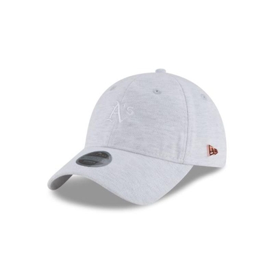 Oakland Athletics Gorra | New Era MLB Micro Stitch 9twenty Adjustable Cap Mexico - Grises